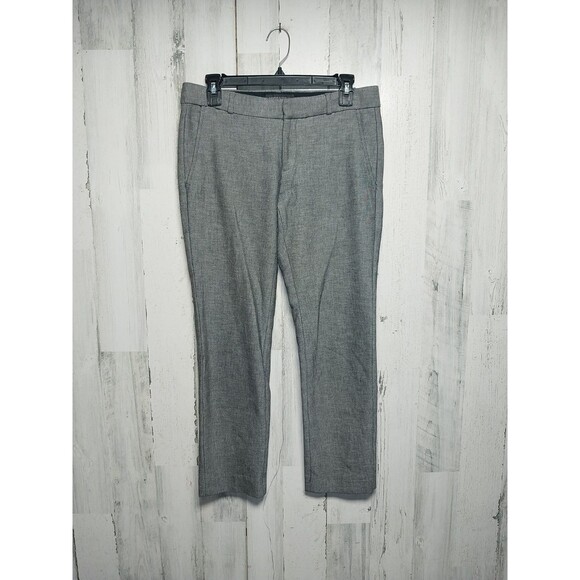 Banana Republic Pants Womens 4S Gray Ryan Mid Rise Straight Leg - Picture 1 of 6